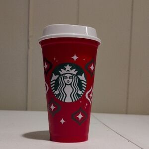 Starbucks Red and White Holiday Party Cups